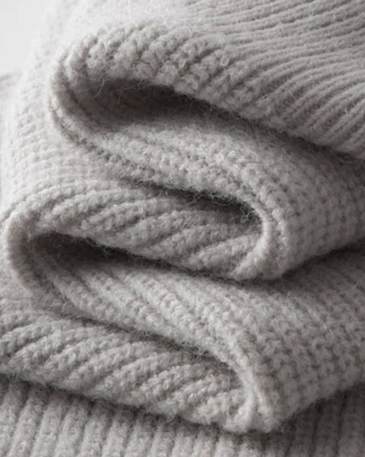 Amalfi vlněný cardigan s plným zipem