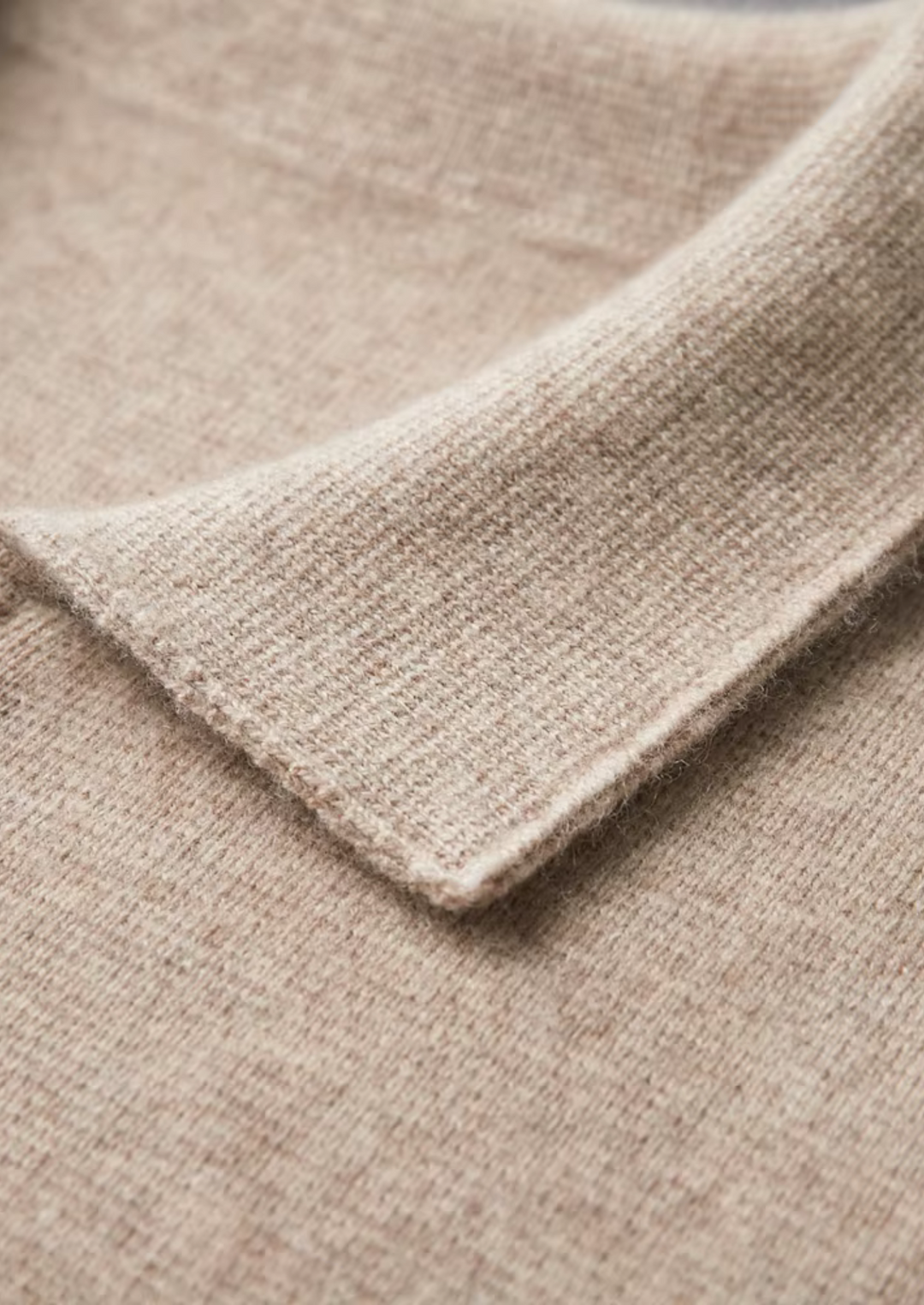 KARDIGAN ZIP POLO Z EXTRA-FINÍ MERINO VLNOU