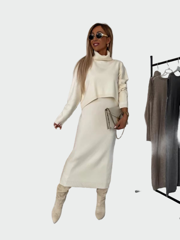 Sada Šatů a Svetru s Límcem