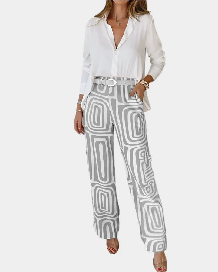 Pohodlná a Elegantní Souprava s Dárkovým Páskem