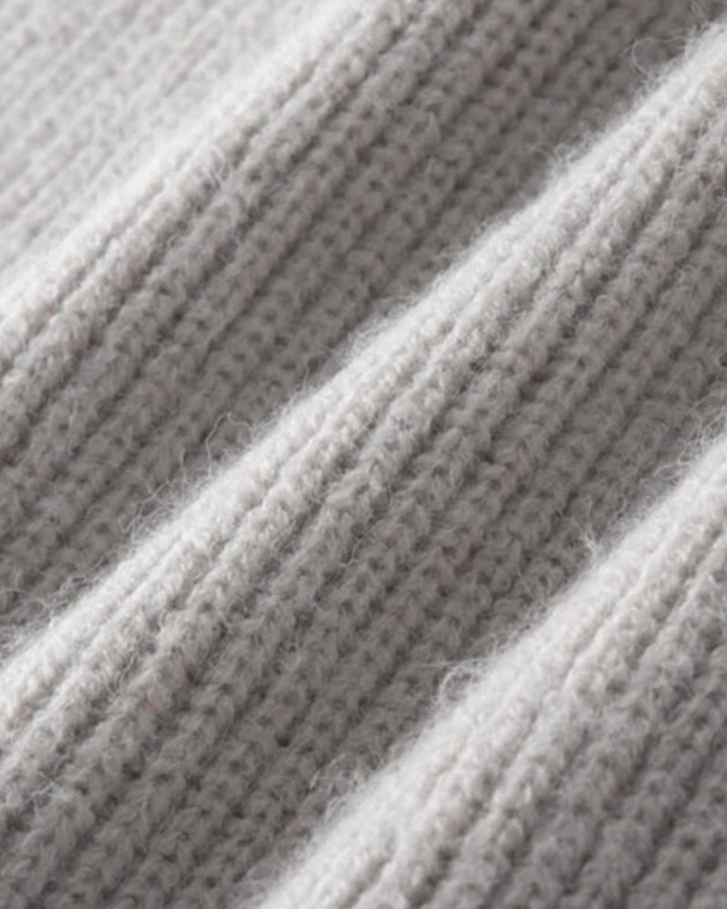 Amalfi vlněný cardigan s plným zipem