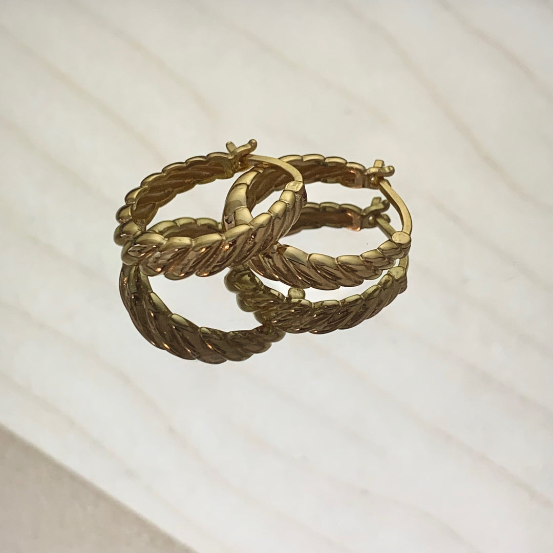 Stylové Twist Náušnice