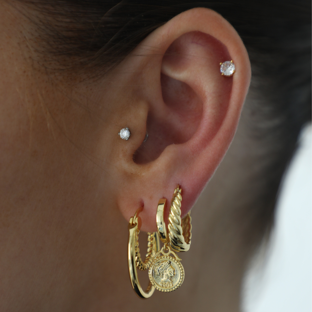 Stylové Twist Náušnice