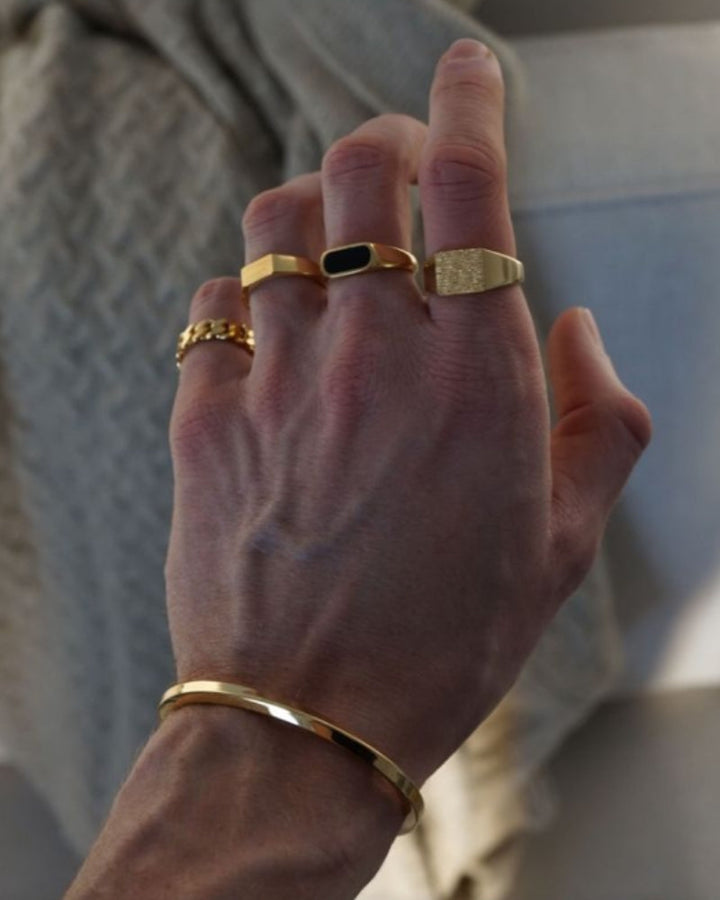 Obsidianová Náramková