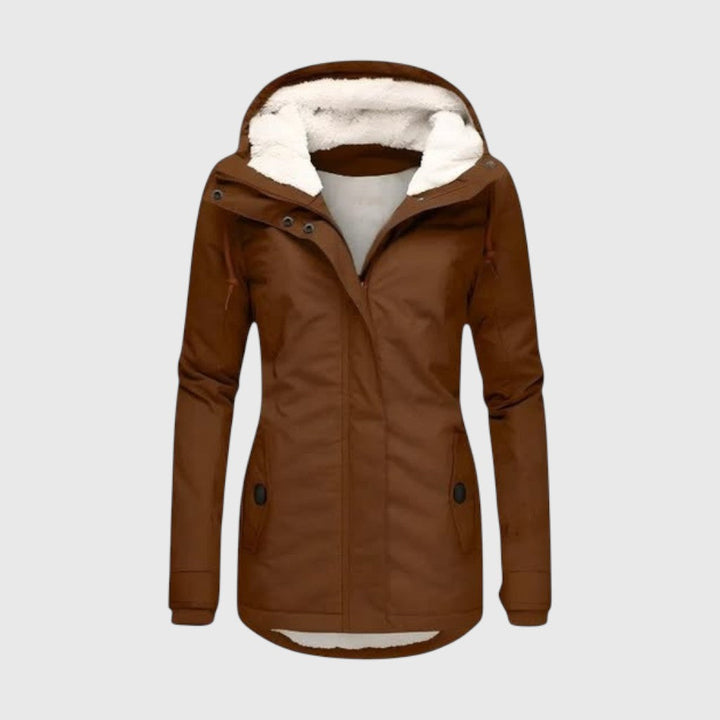 Amélie | Zimní nepromokavý kabát s kapucí