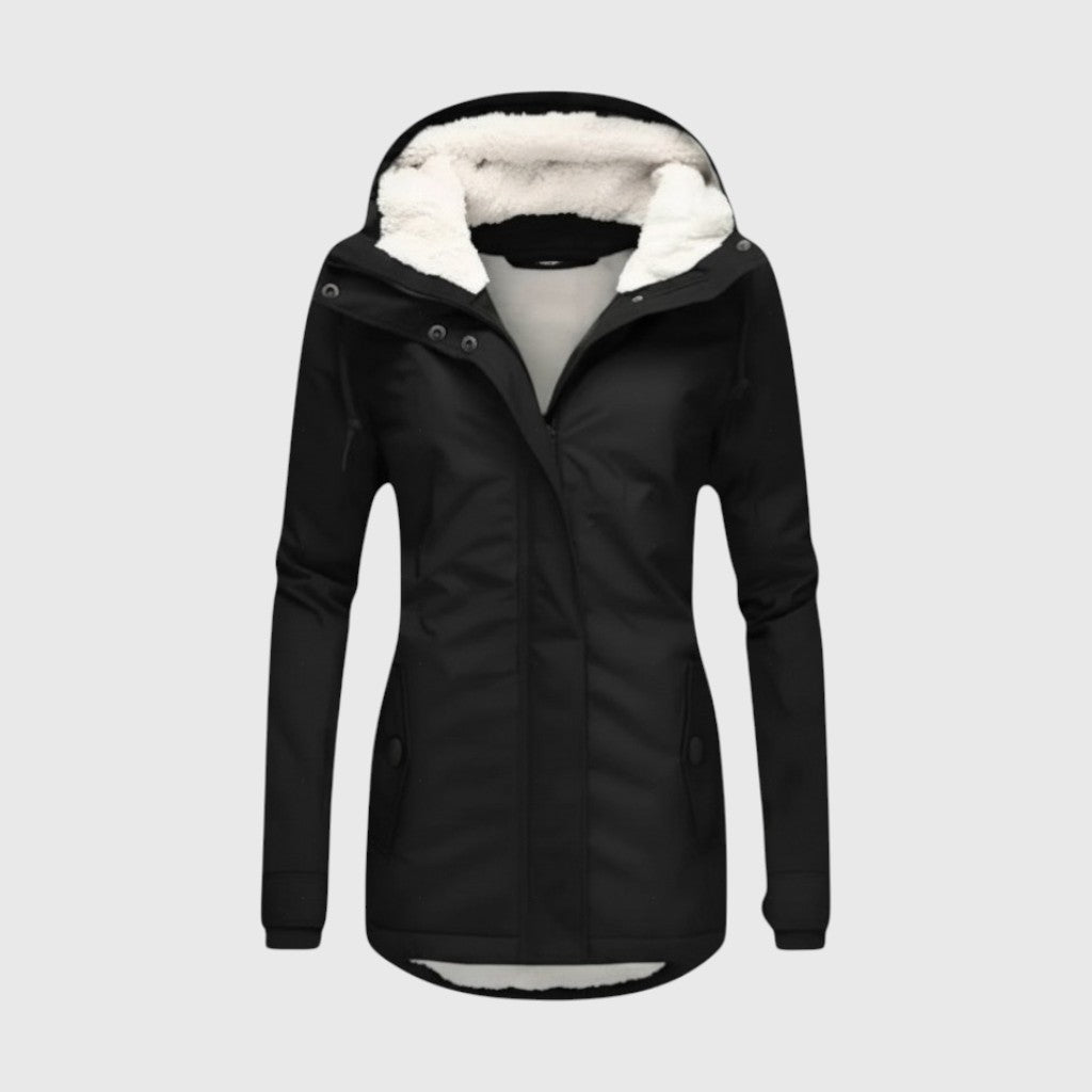 Amélie | Zimní nepromokavý kabát s kapucí