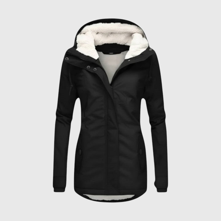 Amélie | Zimní nepromokavý kabát s kapucí