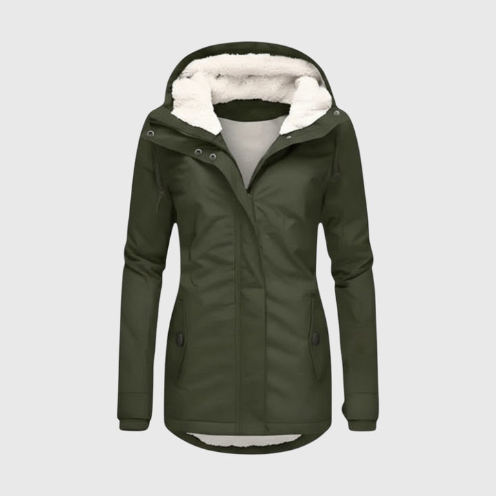 Amélie | Zimní nepromokavý kabát s kapucí