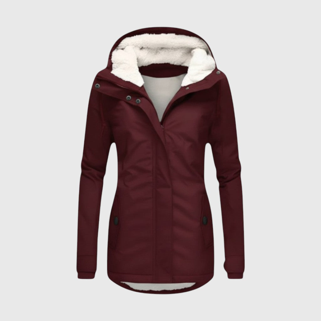 Amélie | Zimní nepromokavý kabát s kapucí