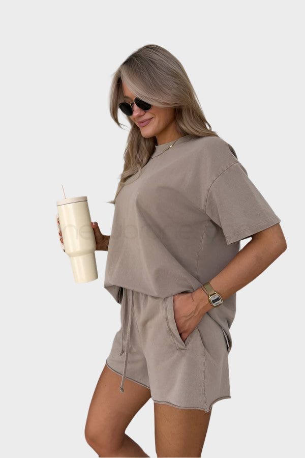 Sada Casual s Tričkem a Jogger Kalhotami