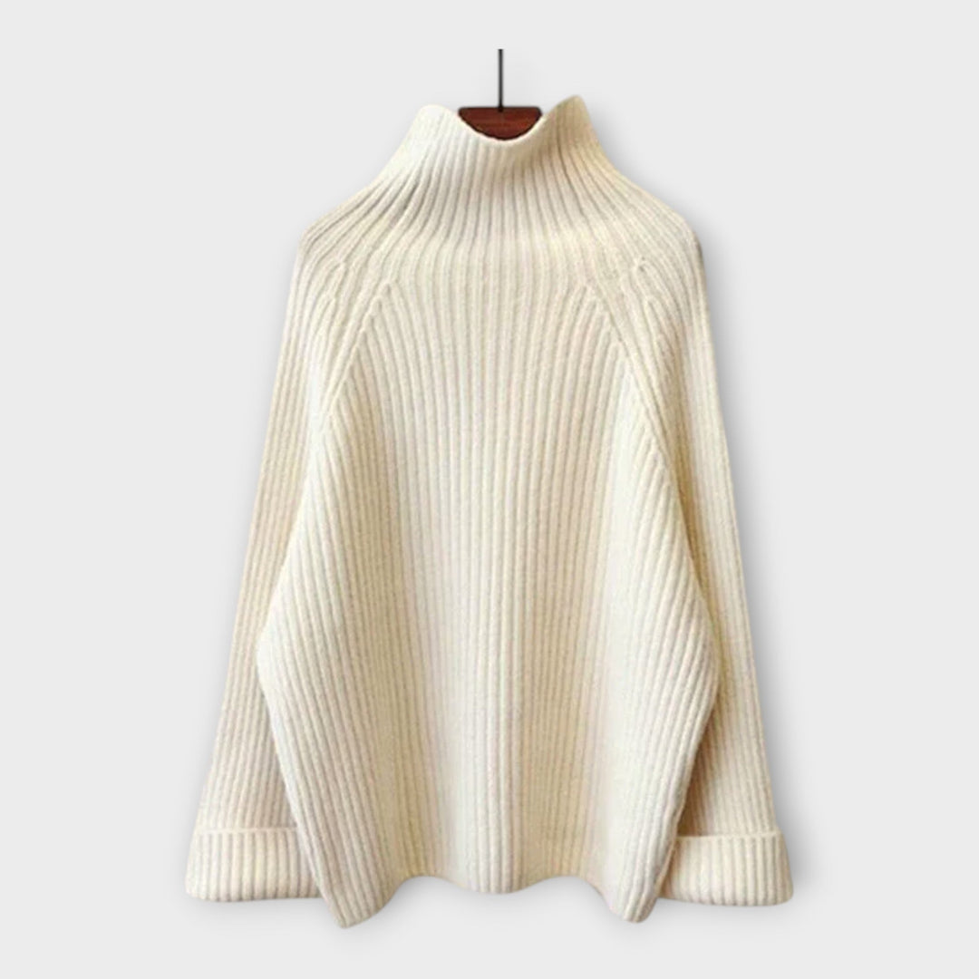 Komplet s vysokým límcem, kalhoty a bezrukávová vesta