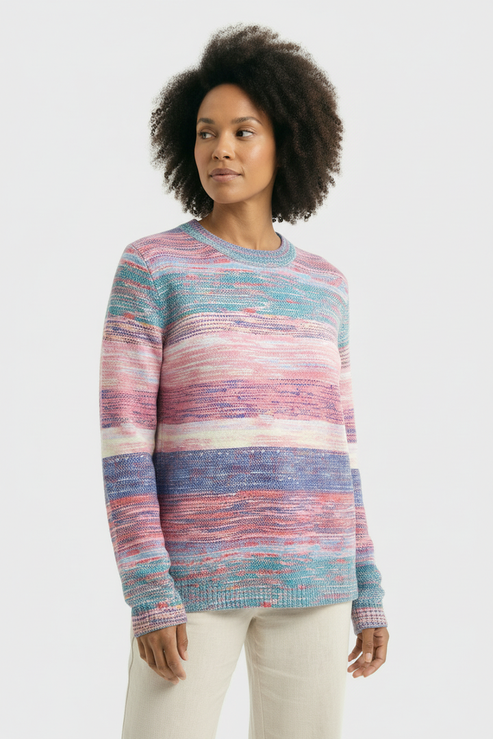 Top Pletený s Dlouhými Rukávy