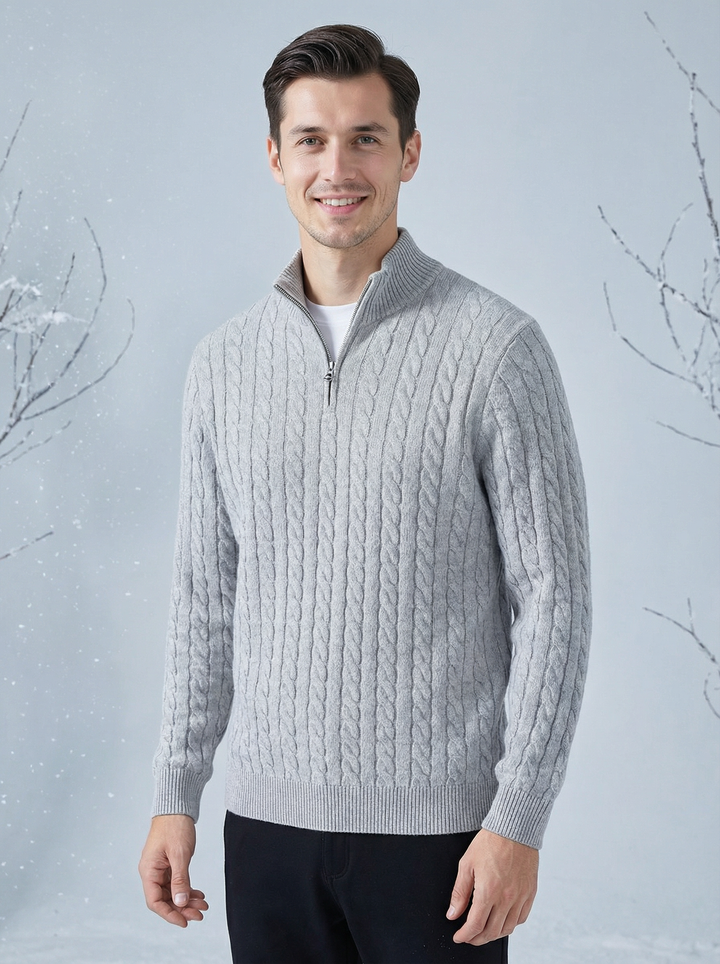 Pulovr TAEBAEK s zipem