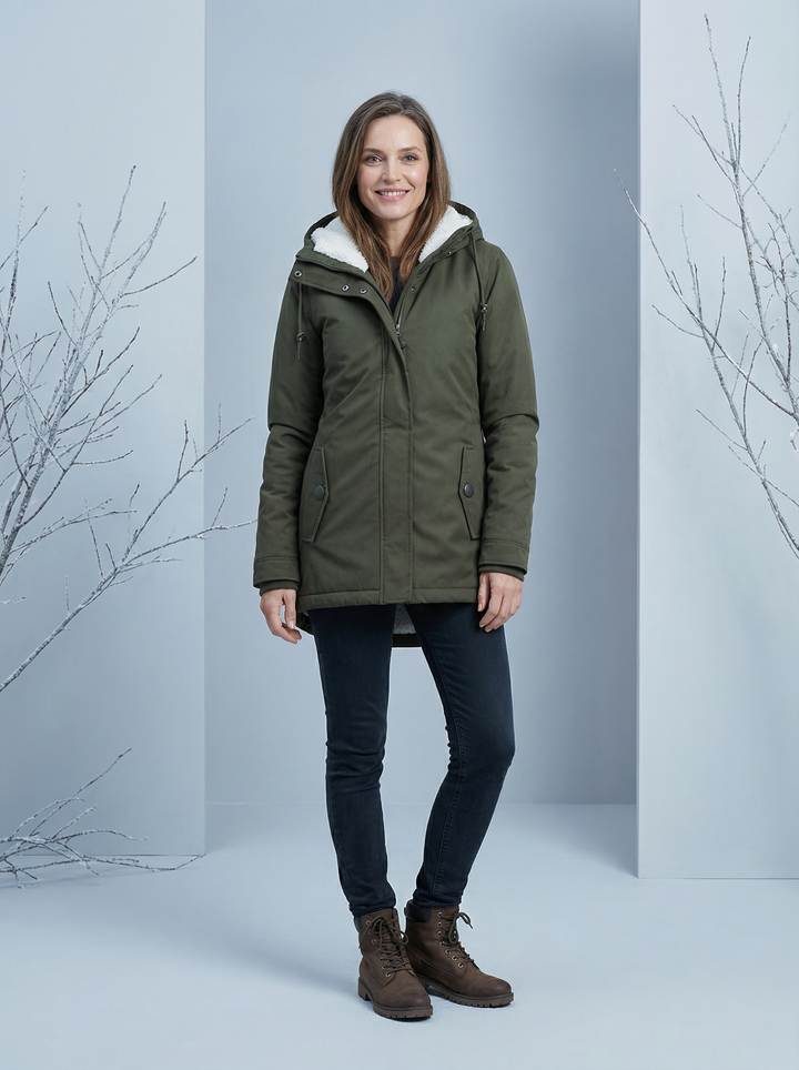 Amélie | Zimní nepromokavý kabát s kapucí