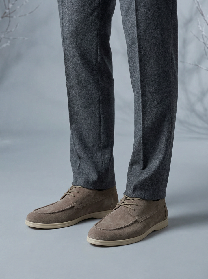 Premium Suede Boty s Šňůrkami