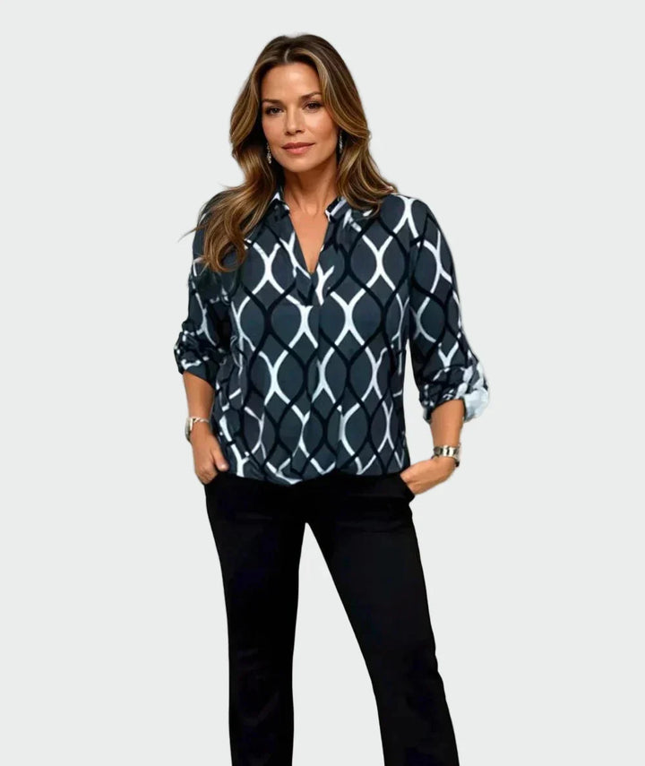 Pohodlná košile s dlouhým rukávem a elegantním designem