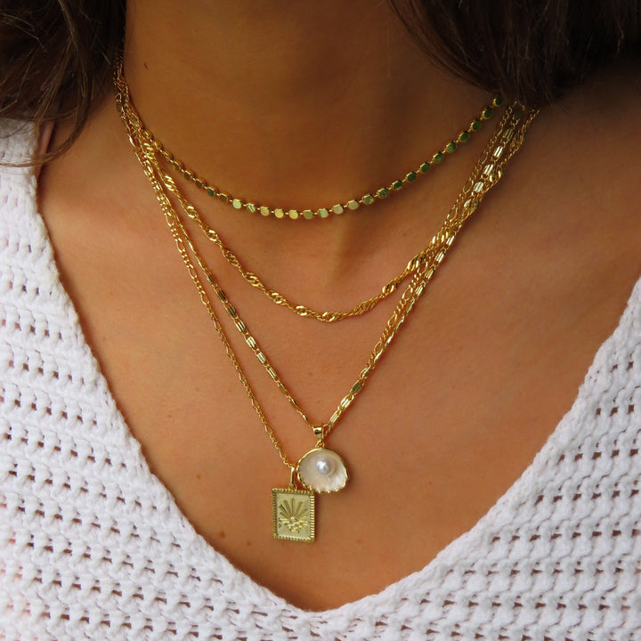 Náhrdelník s Designem Slunce